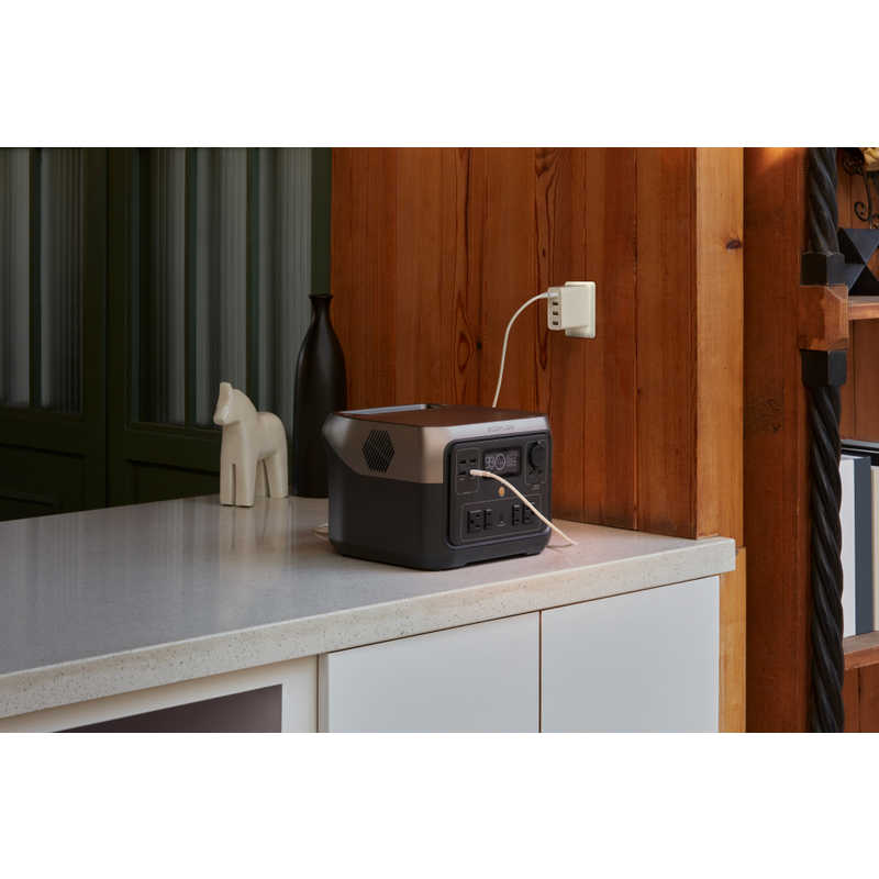 エコフロー エコフロー EcoFlow RIVER 2 Max ポータブル電源[512Wh /6出力 /ソーラーパネル(別売)]  ZMR610B-JP ZMR610B-JP