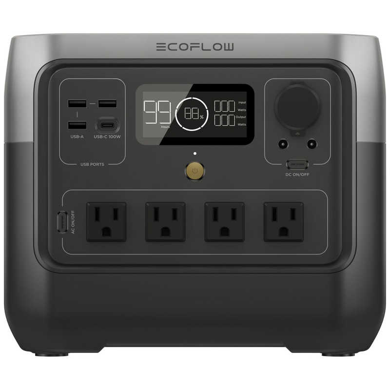 エコフロー エコフロー EcoFlow RIVER 2 Pro [768Wh /9出力 /ソーラーパネル(別売)]  ZMR620-B-JP ZMR620-B-JP