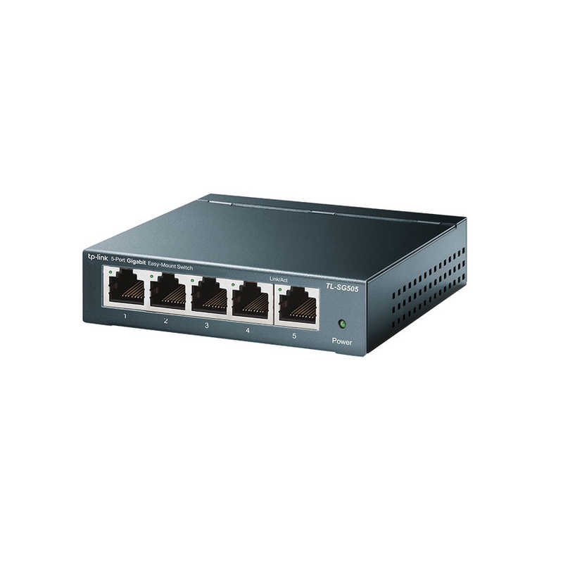 TPLINK TPLINK 5ポート マグネット付き Giga 10/100/1000Mbps スイッチ 金属製筐体 TL-SG505JP TL-SG505JP