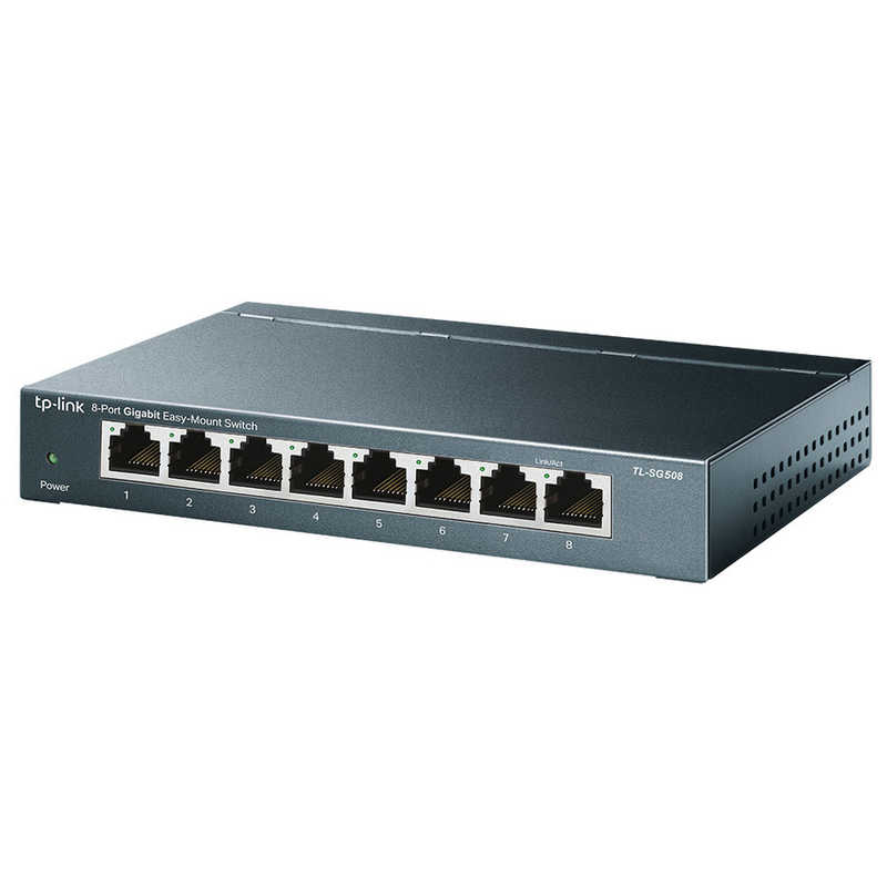 TPLINK TPLINK 8ポート マグネット付き Giga 10/100/1000Mbps スイッチ 金属製筐体 TL-SG508JP TL-SG508JP