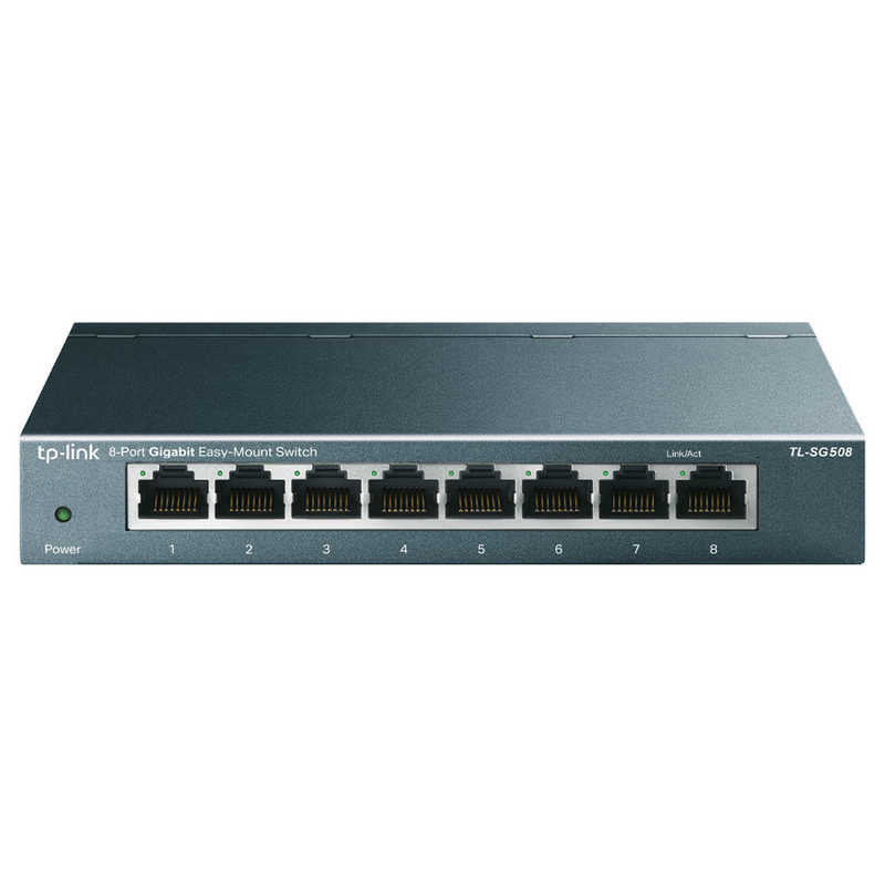 TPLINK TPLINK 8ポート マグネット付き Giga 10/100/1000Mbps スイッチ 金属製筐体 TL-SG508JP TL-SG508JP