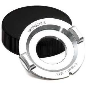 METABONES マウントアダプターマイクロフォーサーズマウント用Cレンズ アダプター(シルバー) MB_CM43CH3 METABONES マウントアダプターマイクロフォーサーズマウント用Cレンズ アダプター(シルバー) MB_CM43CH3