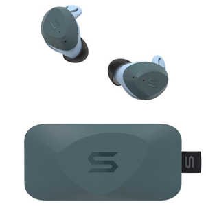 SOUL フルワイヤレスイヤホン グリーン [リモコン・マイク対応 /ワイヤレス(左右分離) /Bluetooth] SL-2046