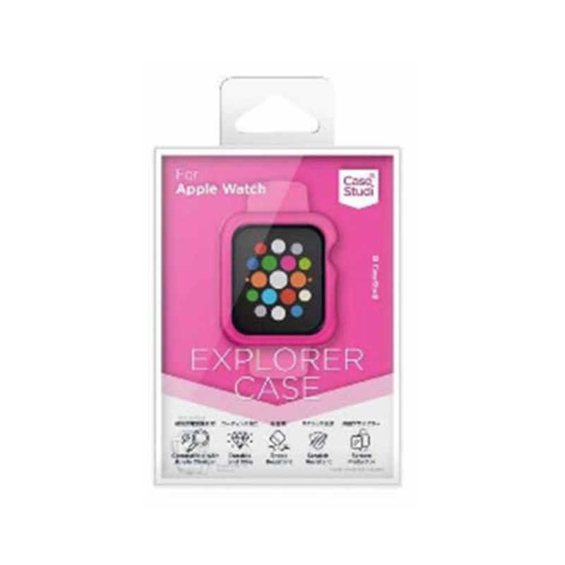 KUTUROGIAN KUTUROGIAN AppleWatch 44mm (Series4)(Series5) CaseStudi Explorer Cas Shocking Pink CSWTEX44SPK(ピン CSWTEX44SPK(ピン