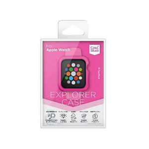 KUTUROGIAN AppleWatch 44mm (Series4)(Series5) CaseStudi Explorer Cas Shocking Pink CSWTEX44SPK(ピン