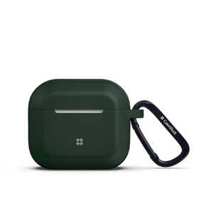 KUTUROGIAN Eiger 耐衝撃シリコンケース for AirPods (第3世代) - Green Casestudi CS-AP4-EGR-GN