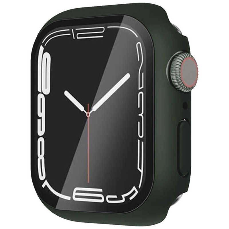 KUTUROGIAN KUTUROGIAN Impact case for Apple Watch Series 7 (45mm) Green 液晶部保護ガラス付きポリカーボネート製ケース Casestudi CSWTIP45GN CSWTIP45GN