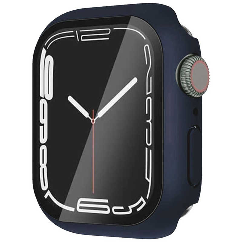 KUTUROGIAN KUTUROGIAN Impact case for Apple Watch Series 7 (45mm) Navy 液晶部保護ガラス付きポリカーボネート製ケース Casestudi CSWTIP45NV CSWTIP45NV