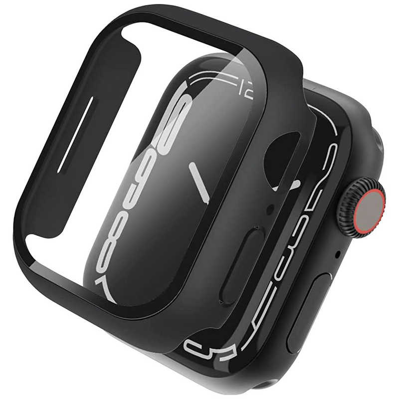 KUTUROGIAN KUTUROGIAN Impact case for Apple Watch Series 7 (41mm) Black 液晶部保護ガラス付きポリカーボネート製ケース Casestudi CSWTIP41BK CSWTIP41BK