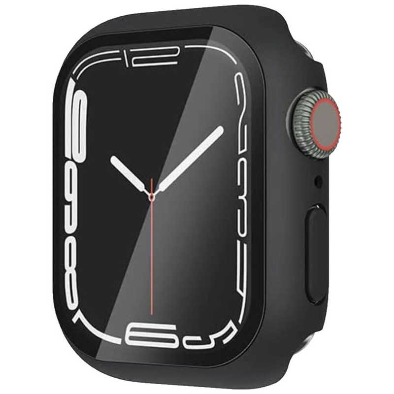 KUTUROGIAN KUTUROGIAN Impact case for Apple Watch Series 7 (41mm) Black 液晶部保護ガラス付きポリカーボネート製ケース Casestudi CSWTIP41BK CSWTIP41BK