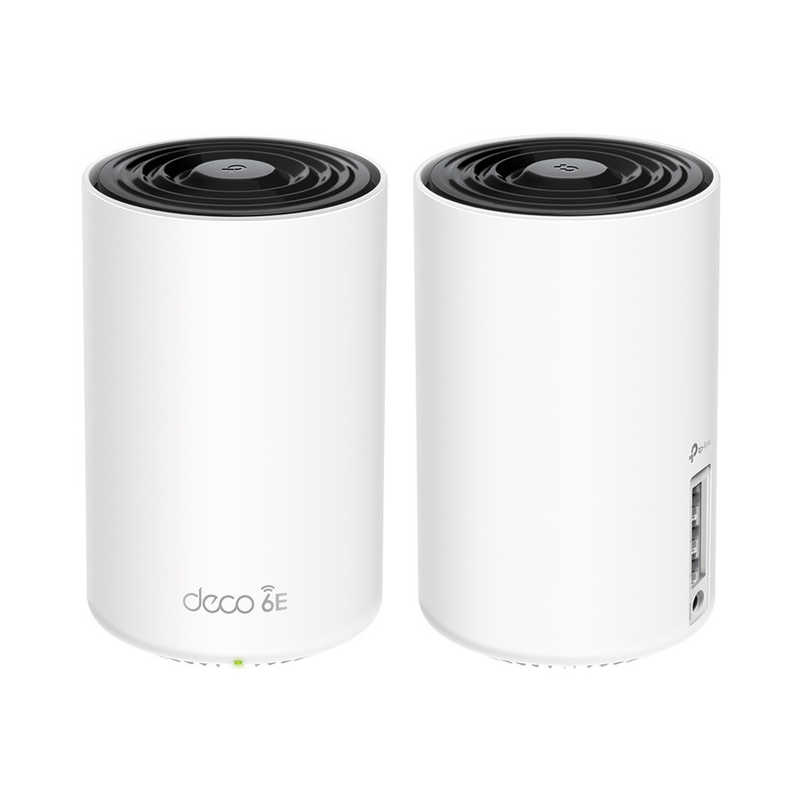 TPLINK TPLINK Deco XE75 2P WiFi6E AIメッシュ 2402+2402+574Mbps 6GHz対応トライバンド [Wi-Fi 6E(ax)/ac/n/a/g/b] DECOXE752P DECOXE752P
