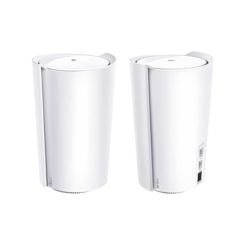TPLINK TPLINK Deco X95 2P WiFi6 AIメッシュ 4804＋2402＋574Mbps AX7800トライバンド ［WiFi 6(ax)/ac/n/a/g/b］ DECOX952P DECOX952P