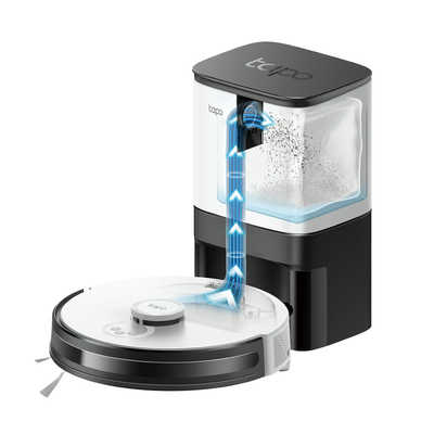 Tapo RV30 Plus ロボット掃除機＆自動ゴミ収集機 水拭き TP-Link 6300円相当レビュー特典！ロボット掃除機＆自動ゴミ収集