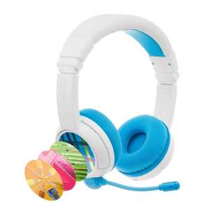 ONANOFF Ҷ磻쥹إåɥۥ BuddyPhones School  Wireless ֥롼 Υ⥳󡦥ޥб 3.5mm ߥ˥ץ饰 BT-BP-SCHOOLP-BLUE