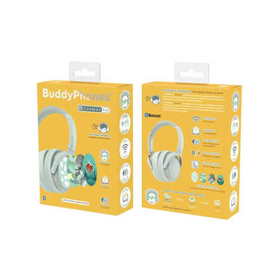 ONANOFF 子供用ブルートゥースヘッドフォン BuddyPhones COSMOS FUN