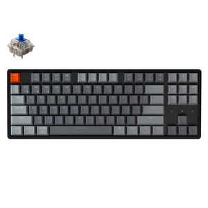  ܡ Keychron K8 ۥåȥå RGB饤 ļ(Ѹ) ͭ磻쥹 /BluetoothUSB K8-87-Swap-RGB-Blue-US
