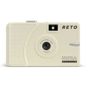 CURA フィルムカメラ Reto Ultra wide and slim (クリーム) UWS-CR CURA フィルムカメラ Reto Ultra wide and slim (クリーム) UWS-CR