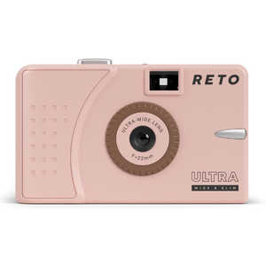CURA フィルムカメラ Reto Ultra wide and slim (パステルピンク) UWS-PP CURA フィルムカメラ Reto Ultra wide and slim (パステルピンク) UWS-PP