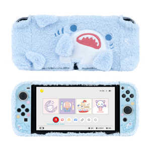 GEEKSHARE SwitchEL用サメ君ふわふわカバー G-NSOLED-HS-TH-SS-WHBTZ GEEKSHARE SwitchEL用サメ君ふわふわカバー G-NSOLED-HS-TH-SS-WHBTZ