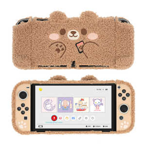 GEEKSHARE SwitchEL用クマ君ふわふわカバー G-NSOLED-HS-TH-PTB-BABTZ GEEKSHARE SwitchEL用クマ君ふわふわカバー G-NSOLED-HS-TH-PTB-BABTZ