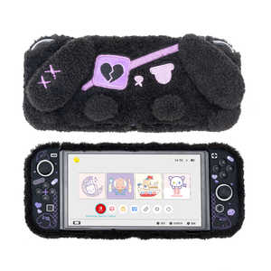 GEEKSHARE SwitchEL用ダークウサギフワフワ保護カバー G-NSOLED-HS-PC-BLDR-BABTZ GEEKSHARE SwitchEL用ダークウサギフワフワ保護カバー G-NSOLED-HS-PC-BLDR-BABTZ