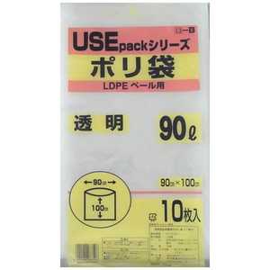 サンスクリット 透明ポリ袋 90L サンスクリット 透明ポリ袋 90L