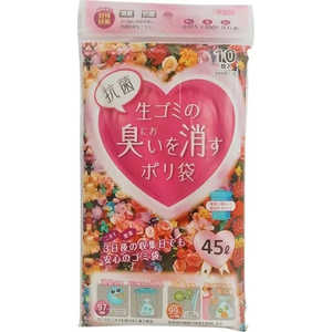 サンスクリット 消臭・抗菌 生ゴミの臭いを消すポリ袋 45L 10枚 サンスクリット 消臭・抗菌 生ゴミの臭いを消すポリ袋 45L 10枚