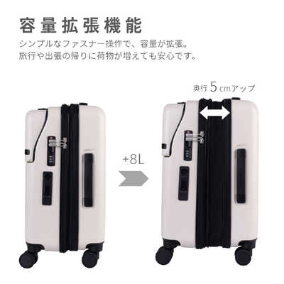 トラベリスト ワンタッチトップオープン 機内持込スーツケース