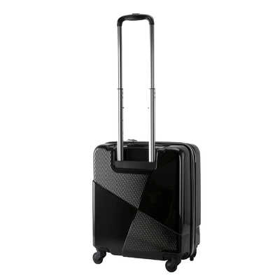 HIDEO WAKAMATSU スーツケース ジッパー 拡張機能付き ブラック ヒデオワカマツ 拡張機能付きスーツケース サイレントキャスター S