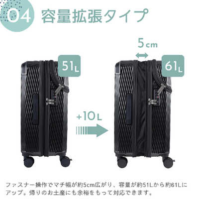 トラベリスト トップオープン型キャリー ストッパー付 無料預入 ( M