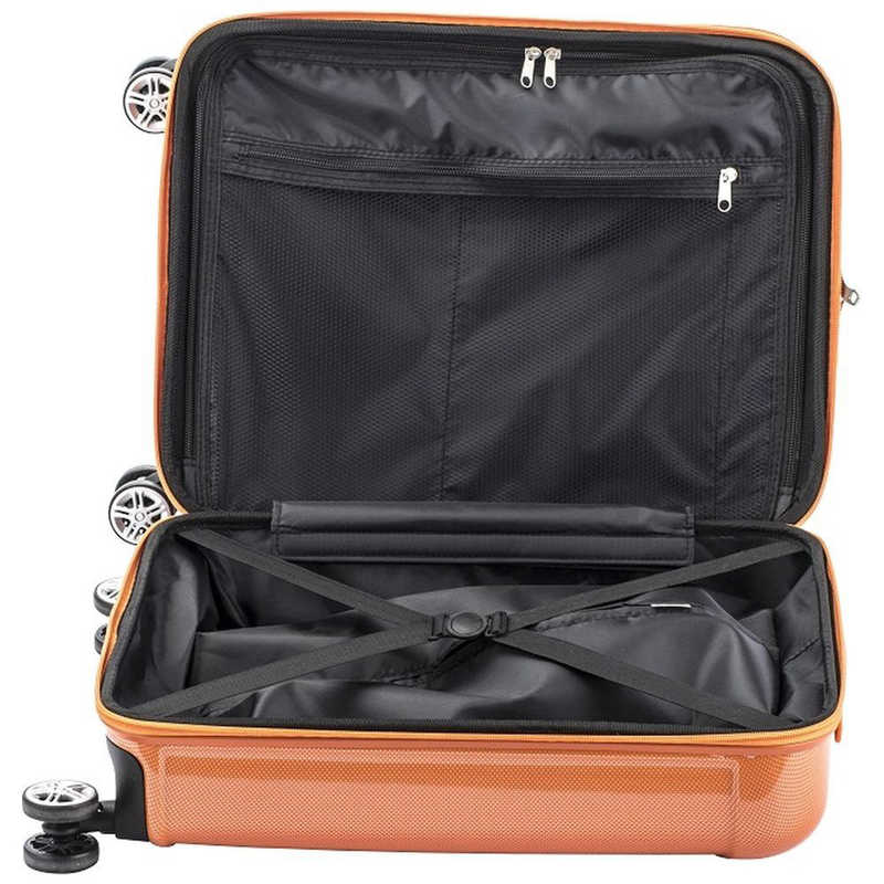協和 協和 スーツケース Sサイズ 機内持ち込みサイズ ハードケース トップオープン ACTUS（アクタス） オレンジカーボン [TSAロック搭載 /33L] 74-20316 74-20316