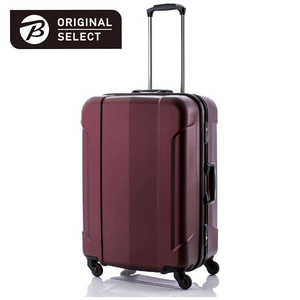 ORIGINALSELECT スーツケース 73L GRAN GEAR ワインレッド   TSAロック搭載  6296953