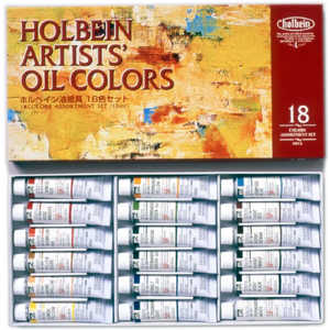 ホルベイン工業 H 油絵具 10ml 18色セット ホルベイン 913