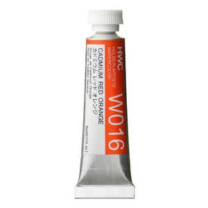 ホルベイン工業 透明水彩2号 5ml W016 カドミウムレッドオレンジ 3016 ホルベイン工業 透明水彩2号 5ml W016 カドミウムレッドオレンジ 3016