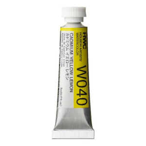 ホルベイン工業 透明水彩2号 5ml W040 カドミウムイエローレモン 3040 ホルベイン工業 透明水彩2号 5ml W040 カドミウムイエローレモン 3040