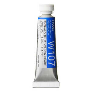 ホルベイン工業 透明水彩2号 5ml W107 フタロ ブルー イエローシェード 3107 ホルベイン工業 透明水彩2号 5ml W107 フタロ ブルー イエローシェード 3107