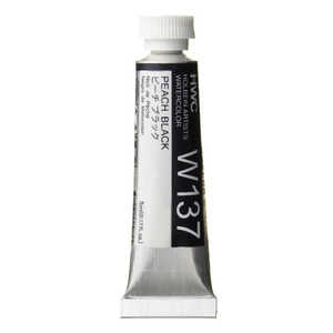 ホルベイン工業 透明水彩2号 5ml W137 ピーチブラック 3137 ホルベイン工業 透明水彩2号 5ml W137 ピーチブラック 3137