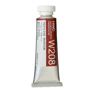 ホルベイン工業 透明水彩5号 15ml W208 ペリレン マルーン 3208 ホルベイン工業 透明水彩5号 15ml W208 ペリレン マルーン 3208
