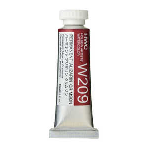 ホルベイン工業 透明水彩5号 15ml W209 パーマアリザリンクリムソン 3209 ホルベイン工業 透明水彩5号 15ml W209 パーマアリザリンクリムソン 3209