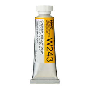 ホルベイン工業 透明水彩5号 15ml W243 カドミウムイエローディープ 3243 ホルベイン工業 透明水彩5号 15ml W243 カドミウムイエローディープ 3243