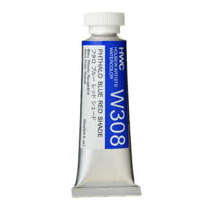 ホルベイン工業 透明水彩5号 15ml W308 フタロ ブルー レッドシェード 3308 ホルベイン工業 透明水彩5号 15ml W308 フタロ ブルー レッドシェード 3308