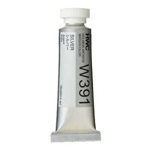 ホルベイン工業 透明水彩5号 15ml W391 シルバー 3391 ホルベイン工業 透明水彩5号 15ml W391 シルバー 3391