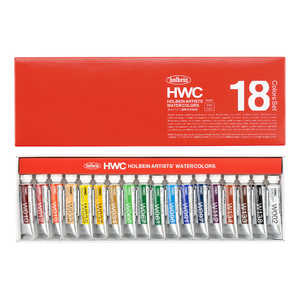 ホルベイン工業 透明水彩2号 5ml W403 18色セット 3403 ホルベイン工業 透明水彩2号 5ml W403 18色セット 3403