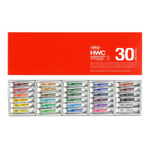 ホルベイン工業 透明水彩2号 5ml W407 30色セット 3407 ホルベイン工業 透明水彩2号 5ml W407 30色セット 3407
