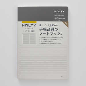 日本能率協会マネジメントセンター NOLTYノートA5ホワイト用紙96P 横罫 グレー NWL11