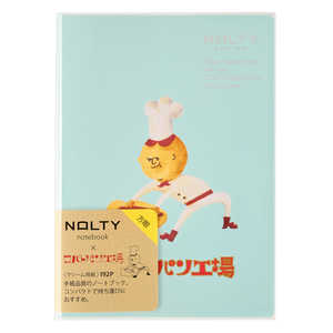 日本能率協会マネジメントセンター (限定)NOLTY(ノルティ) コバトパンコラボ ノート ［A6 / 3.5mm / 方眼罫線］ ライトブルー CCG0202