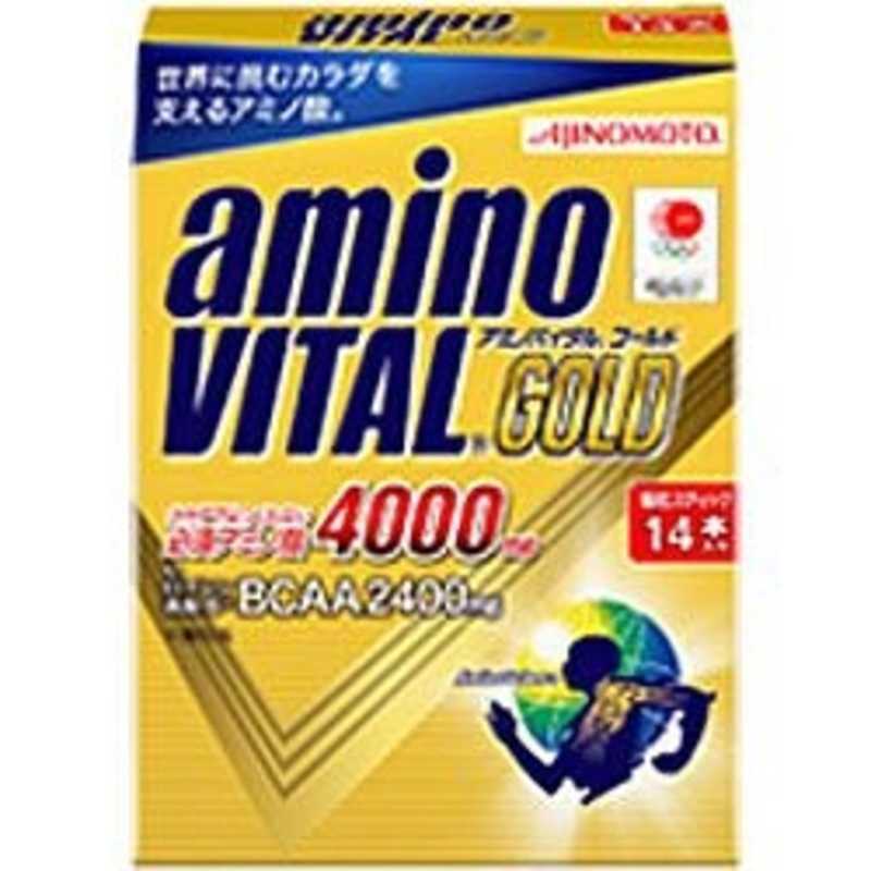 味の素 味の素 amino VITAL GOLD 【グレープフルーツ風味/14本】 アミノバイタル ゴｰルド 14ホン アミノバイタル ゴｰルド 14ホン