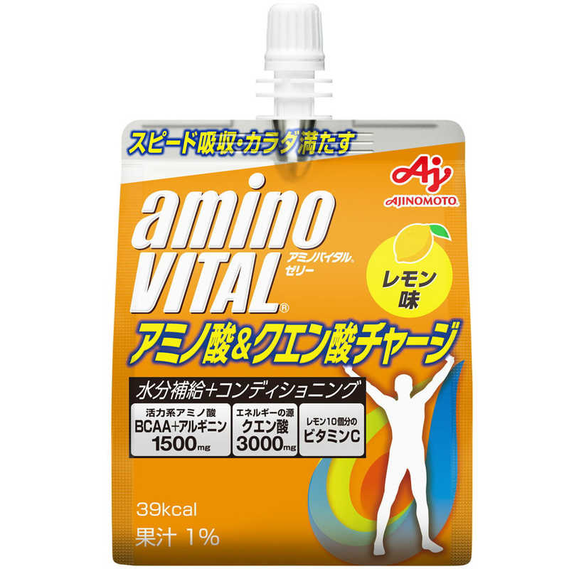 味の素 味の素 アミノバイタルゼリードリンク アミノ酸＆クエン酸チャージ(レモン風味/180g) ｱﾐﾉﾊﾞｲﾀﾙｾﾞﾘｰｱﾐﾉｻﾝｸｴﾝ ｱﾐﾉﾊﾞｲﾀﾙｾﾞﾘｰｱﾐﾉｻﾝｸｴﾝ
