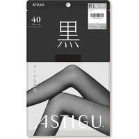 アツギ ASTIGU（アスティーグ）「黒」 40デニール M-L ディープ