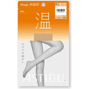 アツギ ASTIGU(温) のびのび暖かい ASTIGU アスティーグ シアーベージュ AP6011